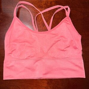 Women's Pink Strappy Bralette